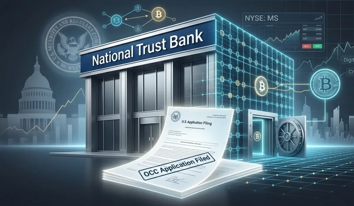 Morgan Stanley Files OCC Application for National Trust Bank in Crypto Push