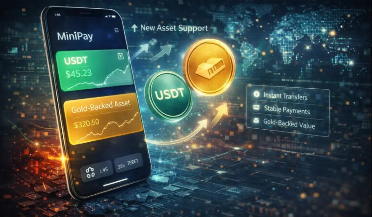 Opera MiniPay Adds Tether USDT and Gold-Backed Asset Support