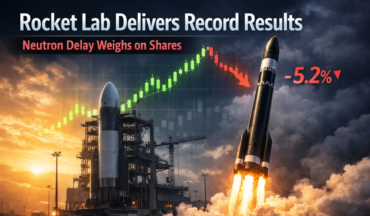 Rocket Lab Delivers Record Results, But Neutron Delay Weighs on Shares