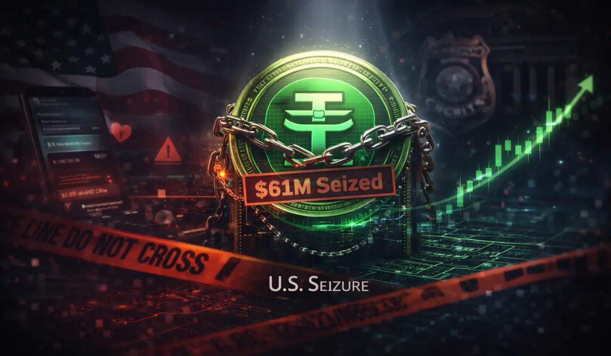 U.S. Seizes $61M in USDT Tied to ‘Pig Butchering’ Scam