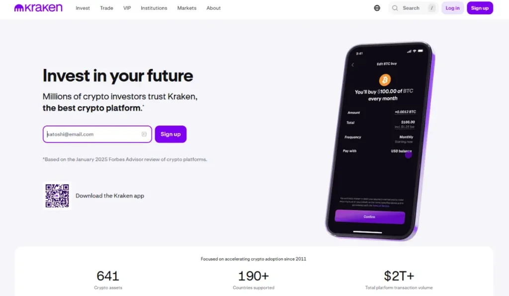 Kraken- Best Overall Crypto Exchange