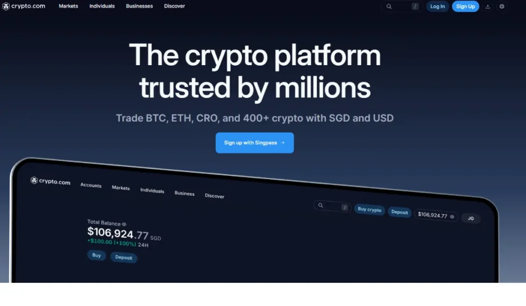 Crypto.com- Best for Rewards and Features