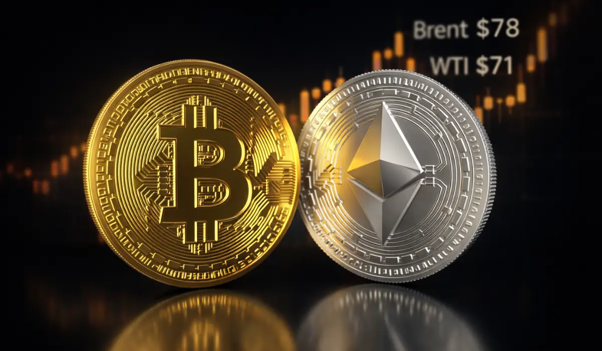 Bitcoin $66K, ETH $1.9K as Oil Gains 12% on Iran Tensions