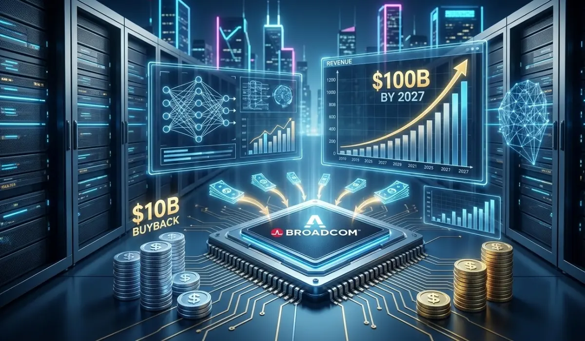 Broadcom Forecasts $100B AI Chip Revenue by 2027 Amid $10B Buyback
