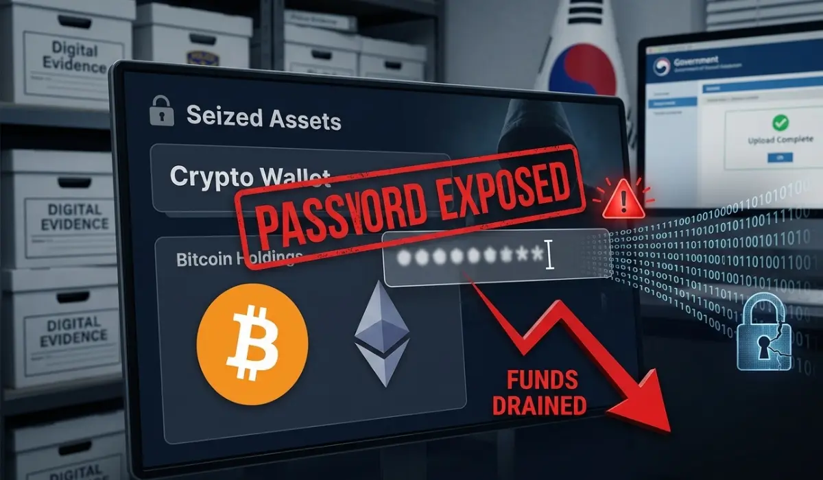 Crypto Theft: South Korean Police Lose Seized Crypto By Posting Password Online
