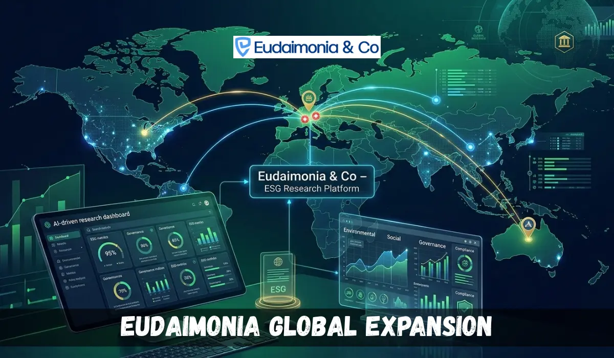 Eudaimonia & Co Announces Strategic Expansion into German, AU and Swiss Markets with ESG-Focused Research Platforms