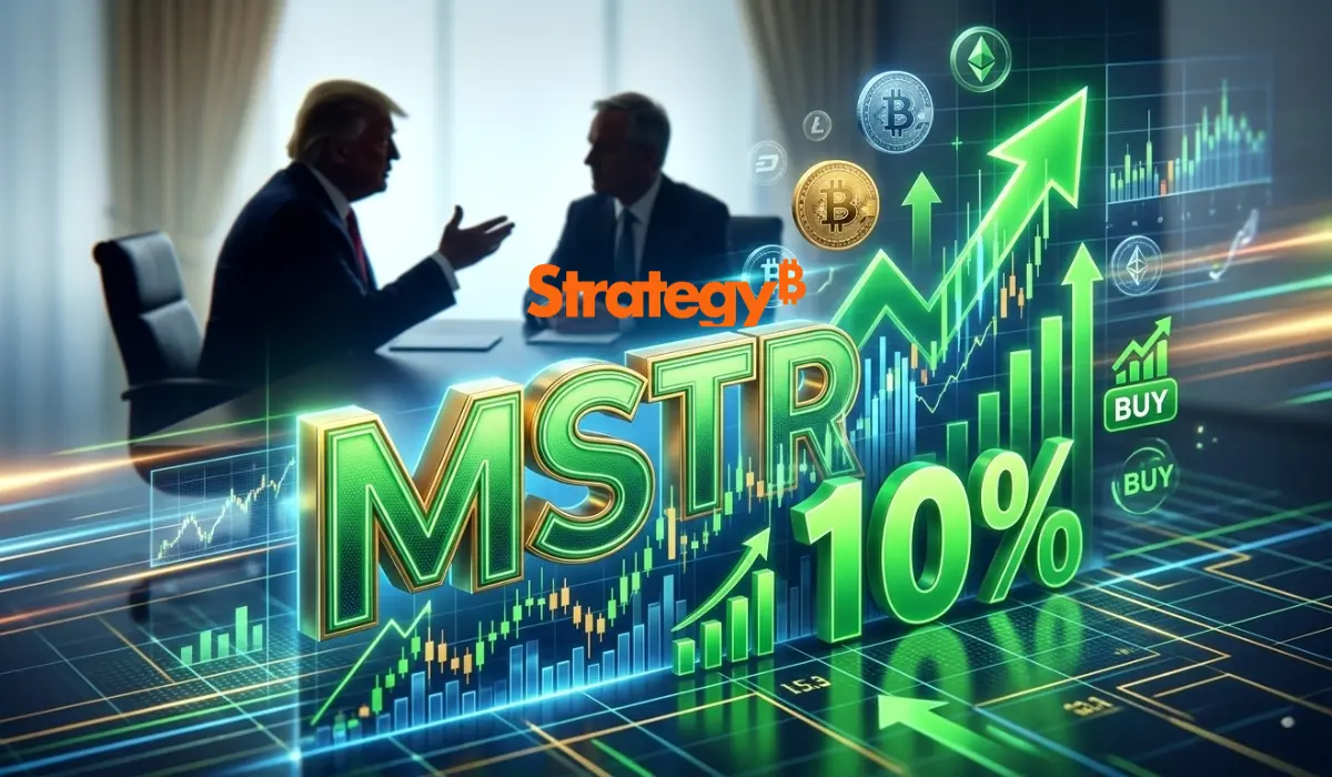 MSTR Surges 10% as Trump-Armstrong Meeting Sparks Crypto Equity Rally