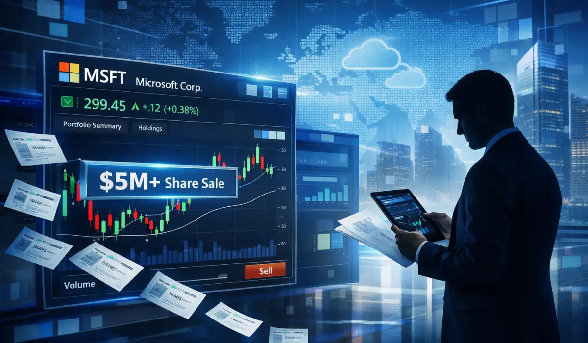 Microsoft (MSFT) Executive Divests Shares Worth Over $5 Million
