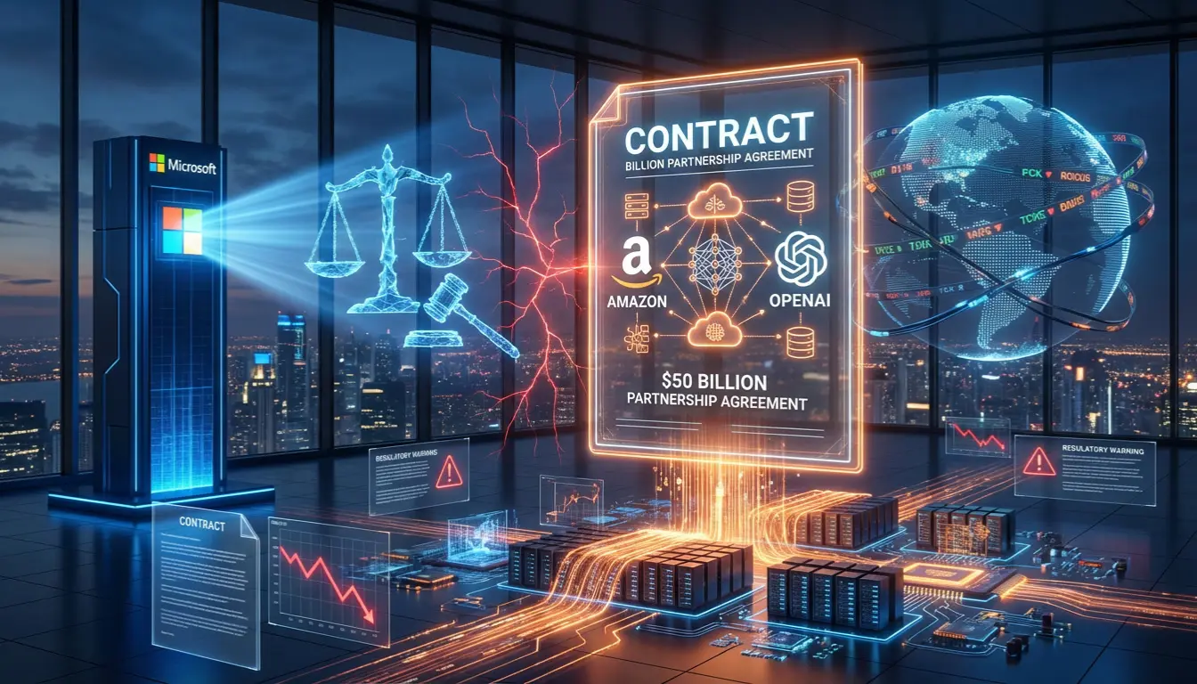 Microsoft Weighs Legal Action Over $50bn Amazon-OpenAI Cloud Deal