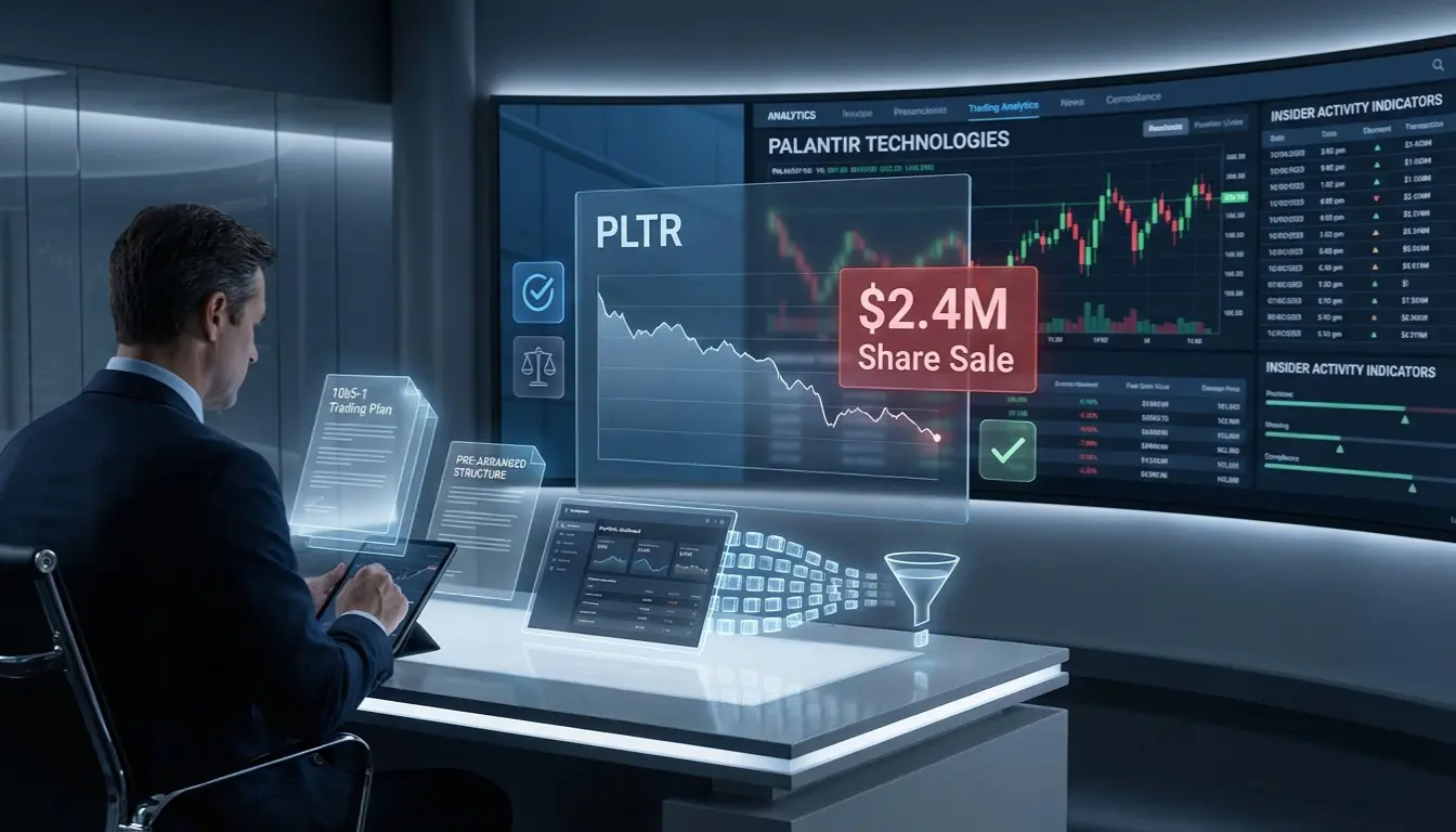 Palantir (PLTR) Director Moore Sells $2.4M in Shares Under 10b5-1 Plan