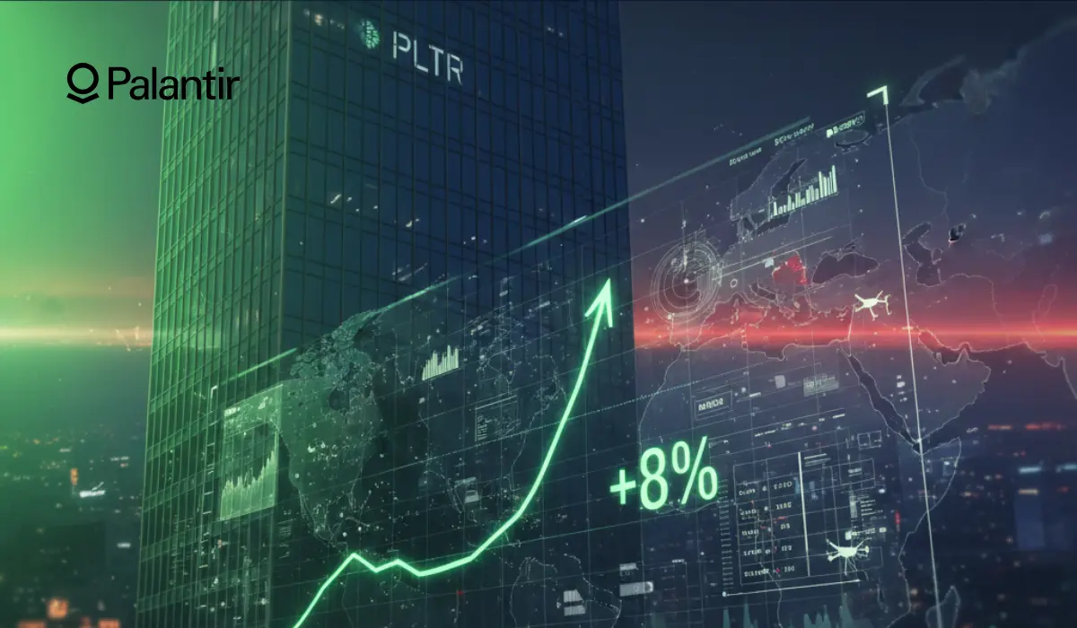 Palantir Rallies 8% as Middle East Conflicts Boost Defense Spending Outlook