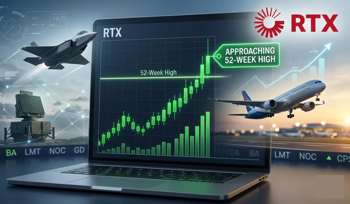 RTX Stock Nears 52-Week High on Defense, Airline Demand