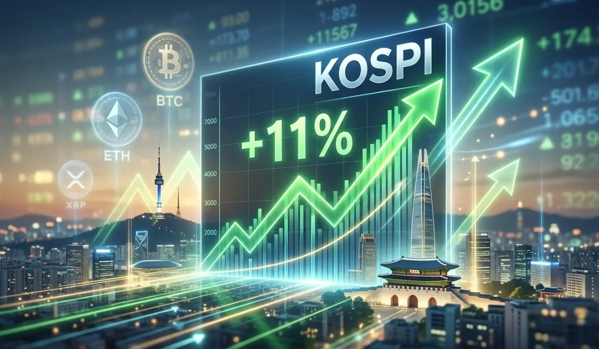 South Korea’s KOSPI Jumps 11%: Historic Rebound Outpaces Crypto