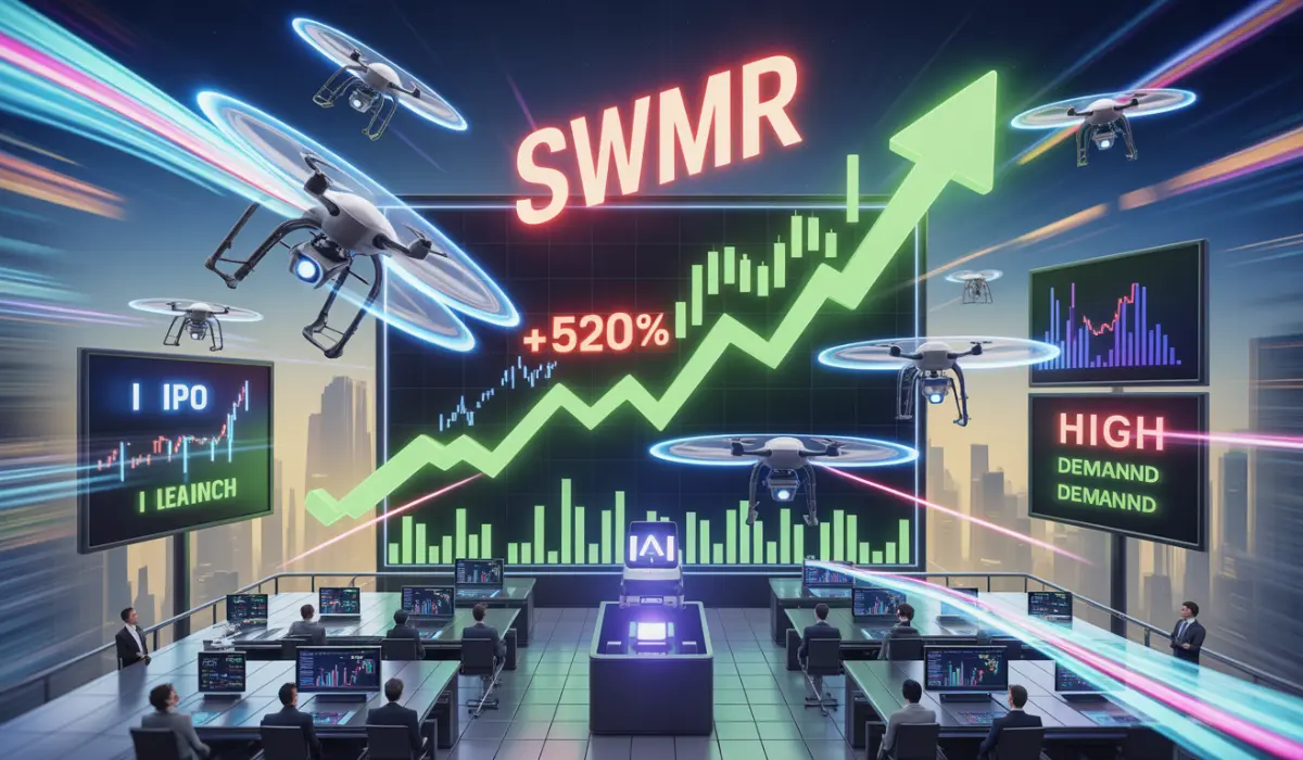 Swarmer (SWMR) Nasdaq IPO: Stock Soars 520% on Drone AI Demand