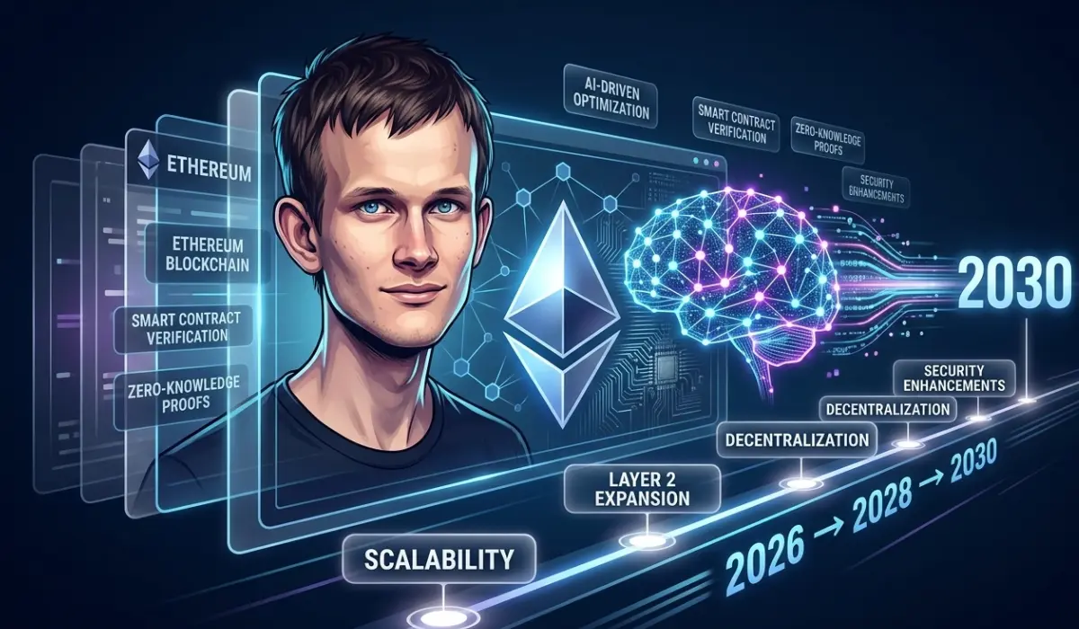 Vitalik Buterin Says AI Could Accelerate Ethereum’s 2030 Roadmap