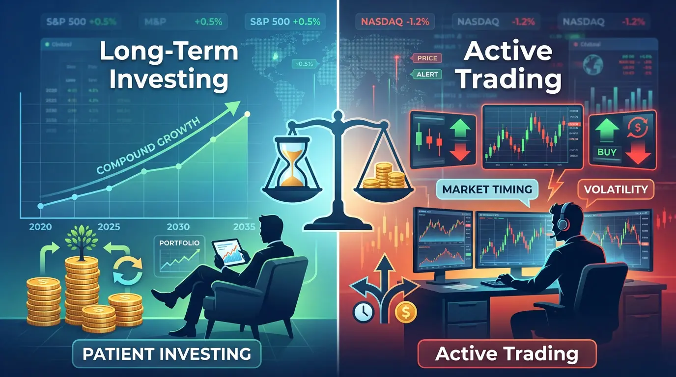 Long-Term Investing vs Active Trading: Which Stock Market Strategy Is Better?